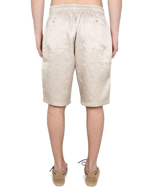 Needles Natural Cowboy Bermuda Short for men