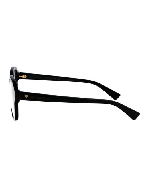 Bottega Veneta Black Acetate Optical Glasses