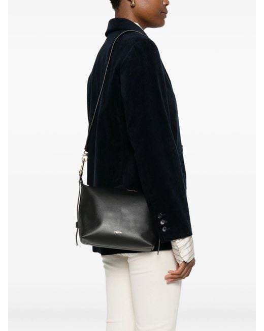 Furla Gray Tonie Mini Hobo