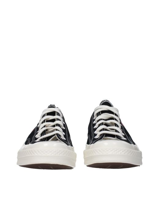 Comme des Garçons Black Sneakers Converse Fabric for men