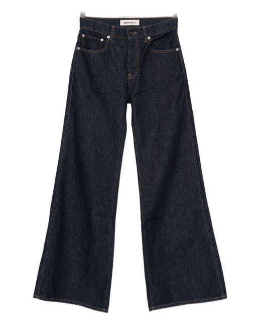 Semicouture Blue Jeans Blacks And Greys