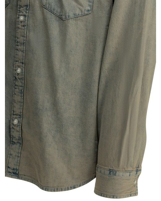 Levi's "westers" Casual Overhemd in het Green voor heren