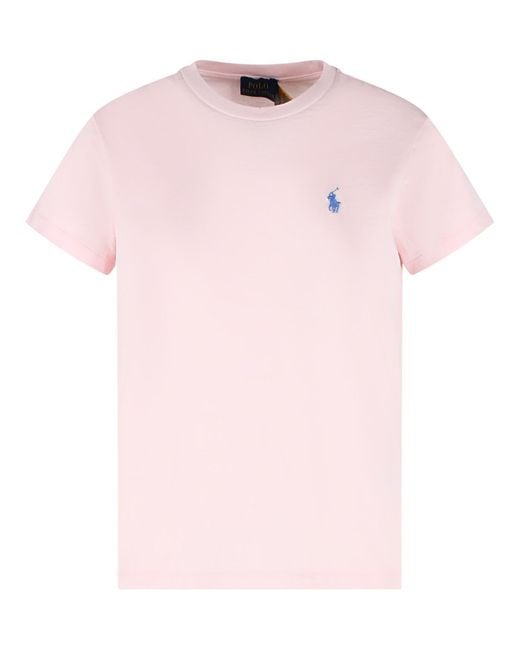 Polo Ralph Lauren Pink Cotton T Shirt