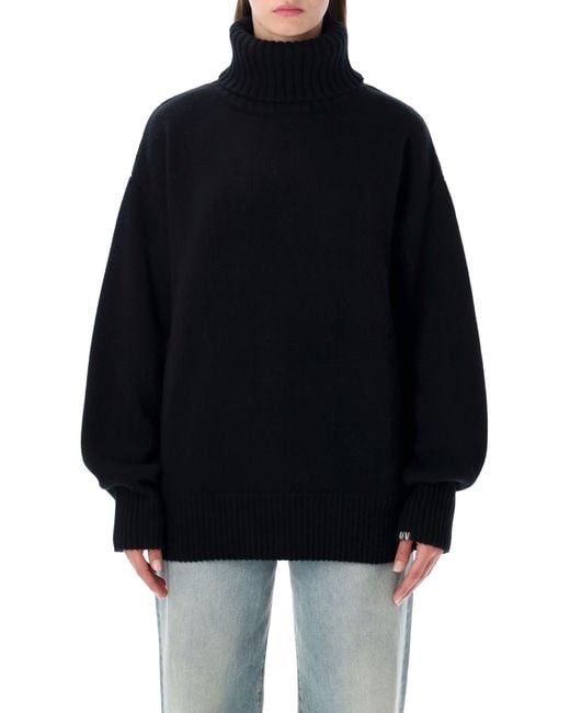 Extreme Cashmere Men's Blue Oversized Extra Sweater