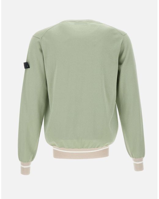 Peuterey Ghisallo Baumwollpullover in Green für Herren