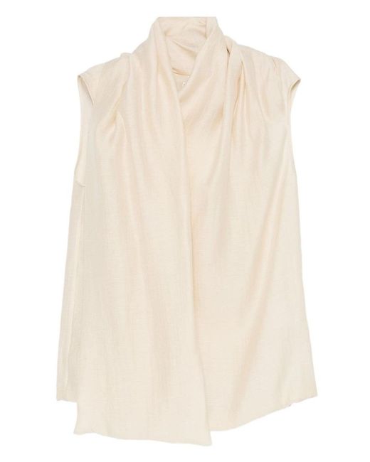 Totême Natural Scarf Blouse