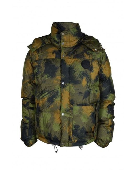 Off-White c/o Virgil Abloh Wit Van Witte Puffer Jas in het Black