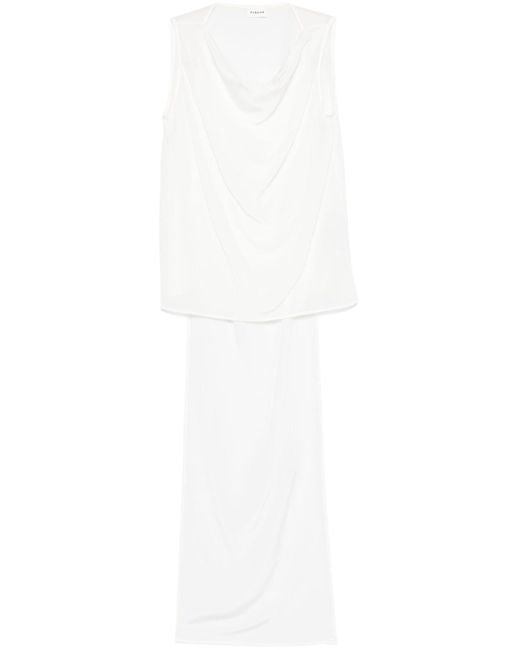 P.A.R.O.S.H. White Silk Top