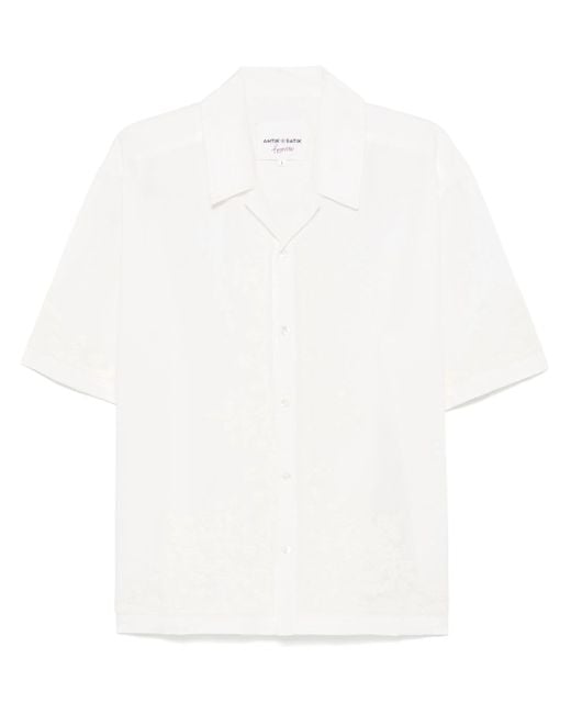 Antik Batik White Adonis Shirt Clothing for men