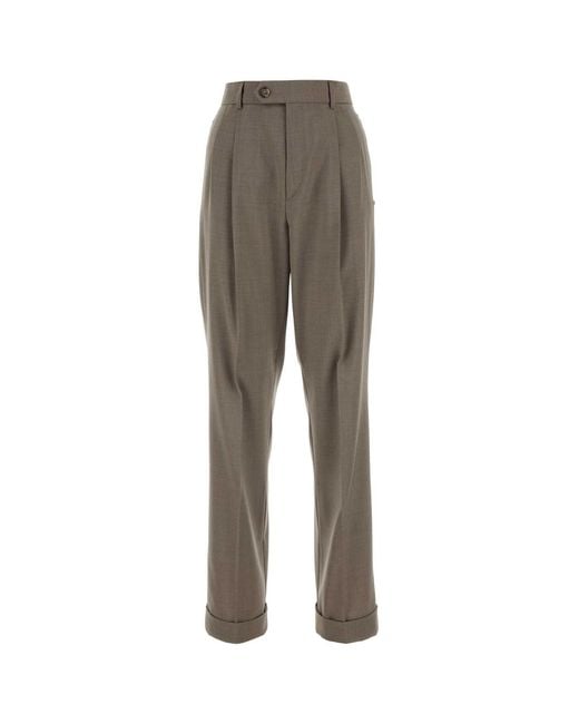 Sportmax Gray Pantalone Ferito