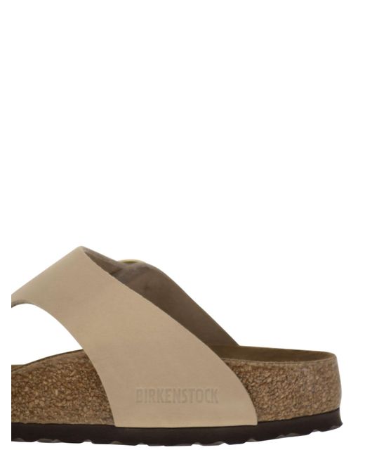Birkenstock Brown Gizeh Big Buckle Flip Flops mit Schnalle
