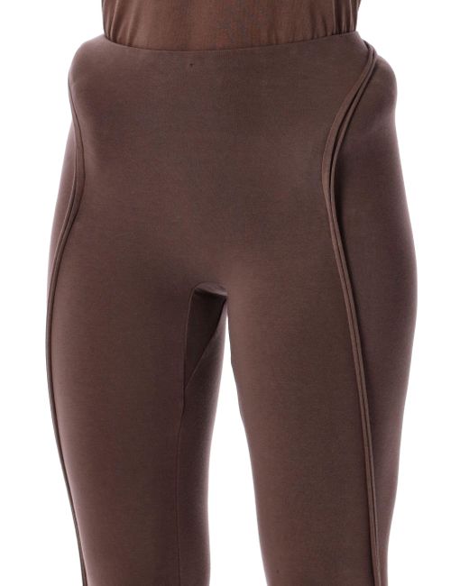 OTTOLINGER Brown Sculpted Hip Organic Cotton Leggings Dark