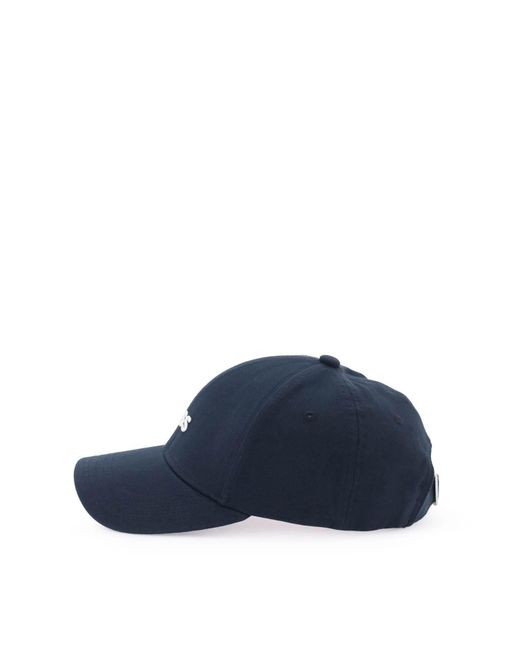 Cappello Baseball Con Logo Ricamato di Boss in Blue da Uomo