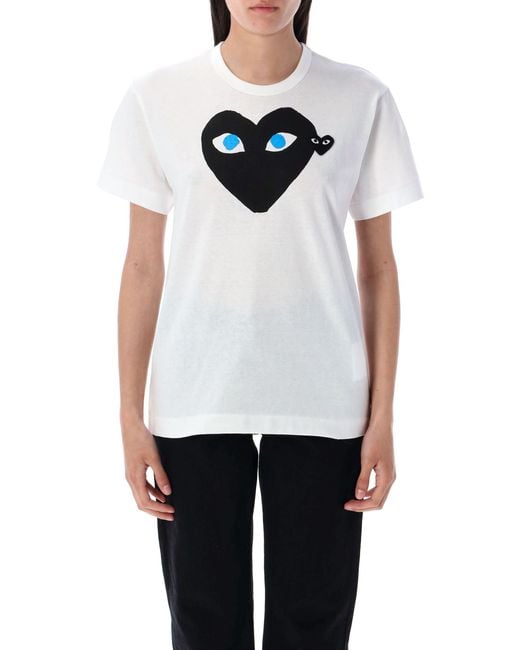 COMME DES GARÇONS PLAY White Big Heart T-Shirt