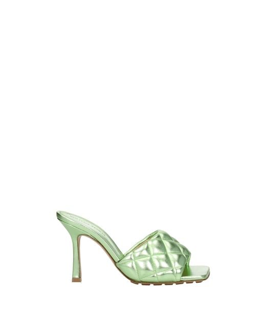Bottega Veneta Green Sandals/Pistachio Leather