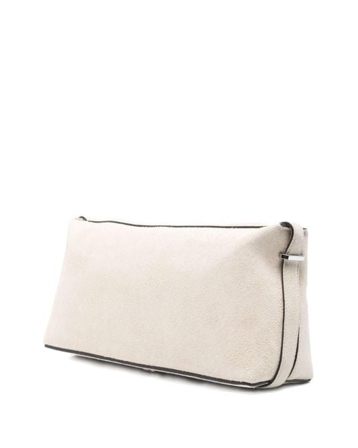 Totême Natural Suede Leather Clutch