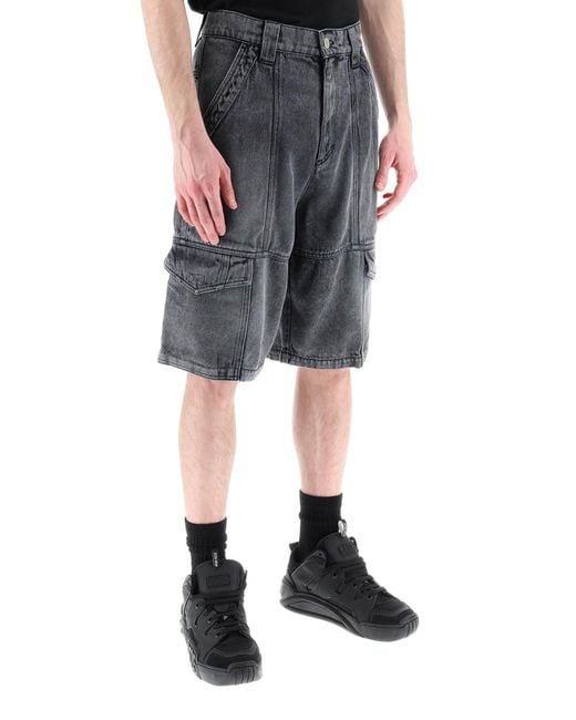 'timy' pantalones cortos de mezclilla Isabel Marant de hombre de color Gray