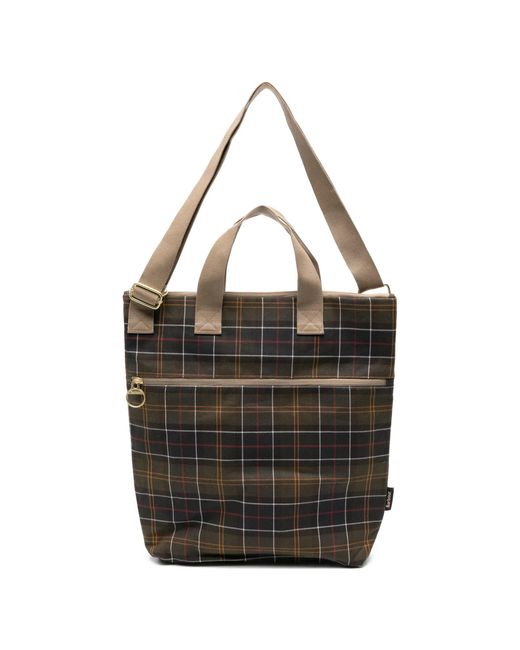 Barbour Black Transport Tote Bag