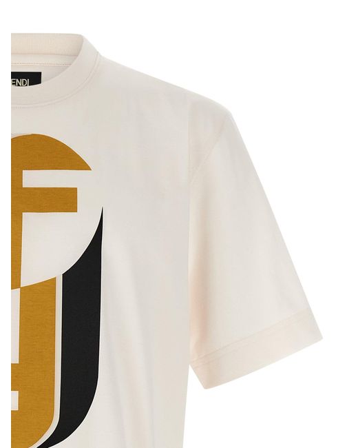 Camiseta de 'nity' Fendi de color White