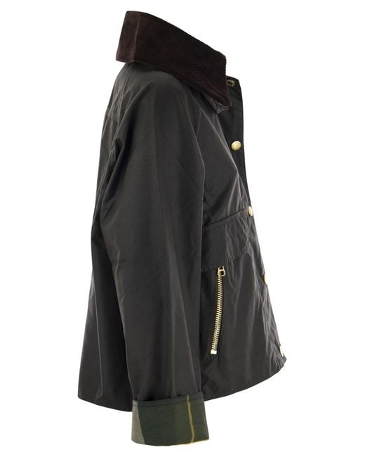 Barbour Catton Waxed Jacket in het Black
