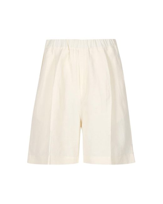 Laneus White Shorts