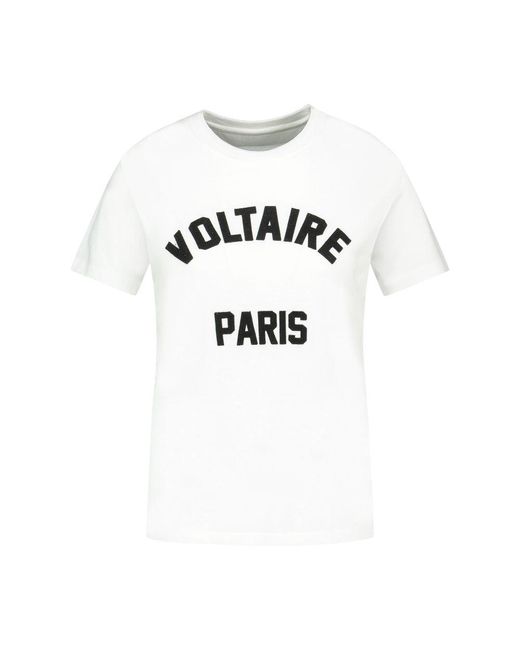 Zadig & Voltaire White Paris T-Shirt