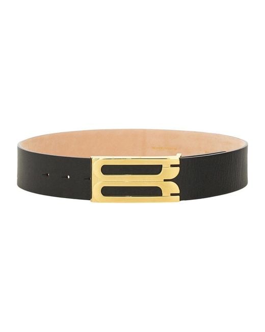 Victoria Beckham Natural Jumbo Frame Belt