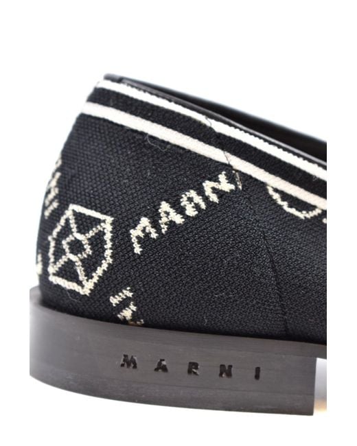 Marni Black Moccasins