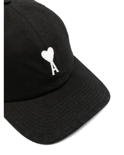 AMI Black Ami De Coeur Baseball Cap
