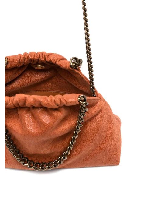 Stella McCartney Brown Falabella Mini Tote Bag