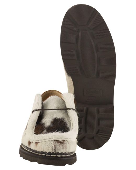 Paraboot Natural Michael/Marche Goat Hair Derby Shoes