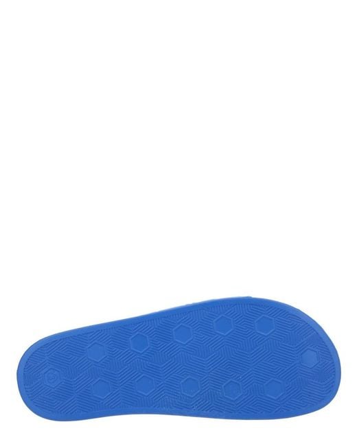 Versace Jeans Couture Blue Elastane Flats