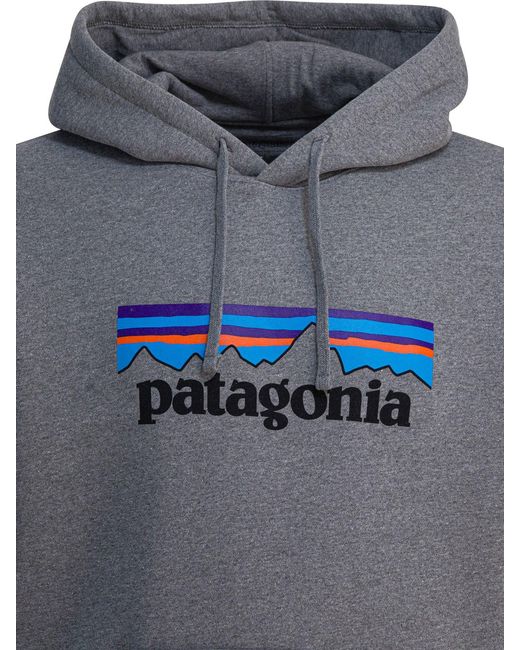 Patagonia "P 6 Logo Uprisal" Sweatshirt in Gray für Herren