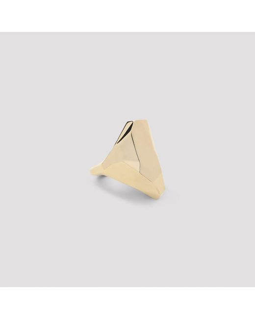 Lanvin Metallic Kubischer -Metallring