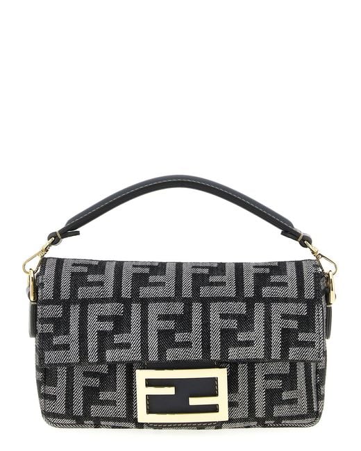 Fendi Metallic 'Baguette' Mini Handbag
