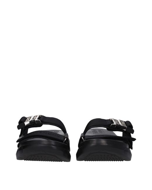 Givenchy Black Ciabatte E Zoccoli Marshmallow Uomo Tessuto Nero for men
