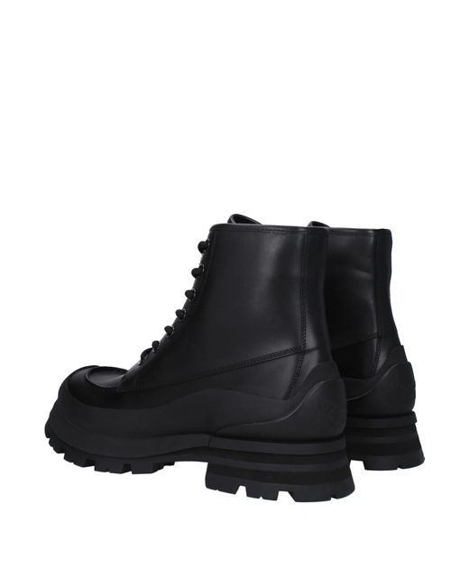 McQueen Black Boots for men