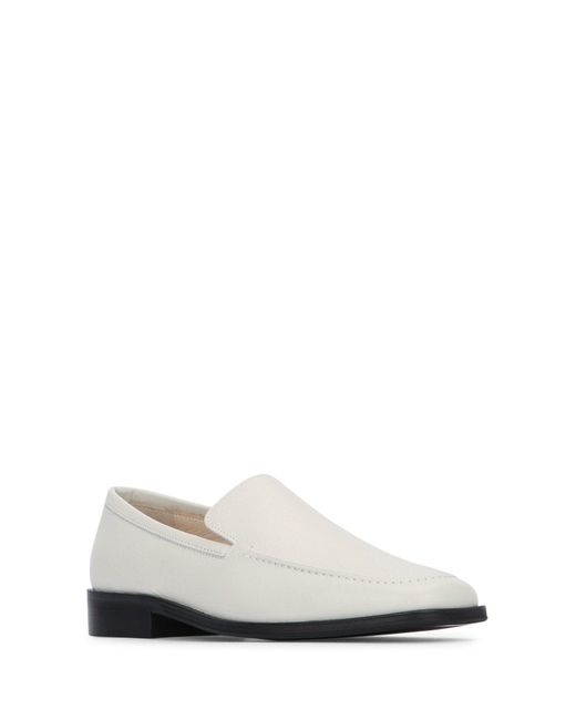 Calvin Klein White Flat Loafer Tumble L