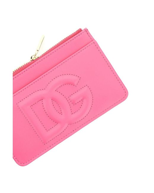 Dolce & Gabbana Pink Logo -Karteninhaber