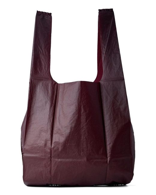 Our Legacy Purple Grocery Shoulder Bag Polyurethane
