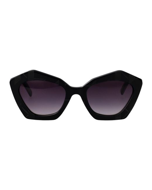 Karl Lagerfeld Blue Acetate Sunglasses