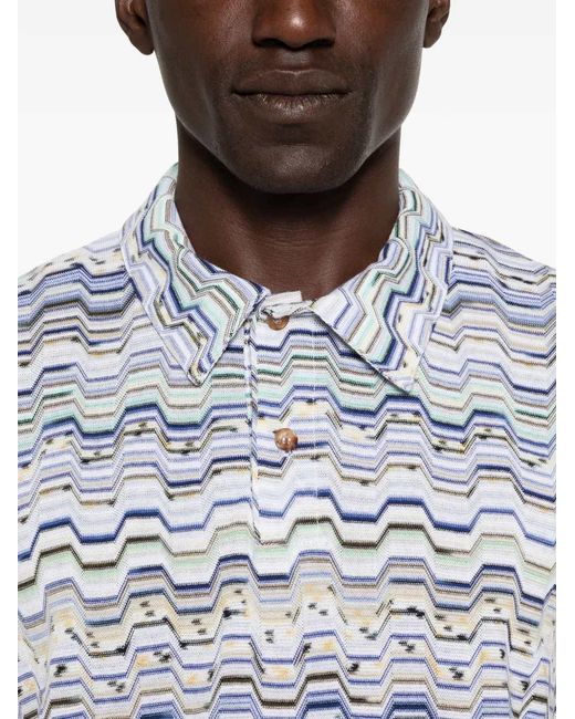 Missoni Zigzagpolo in het Gray