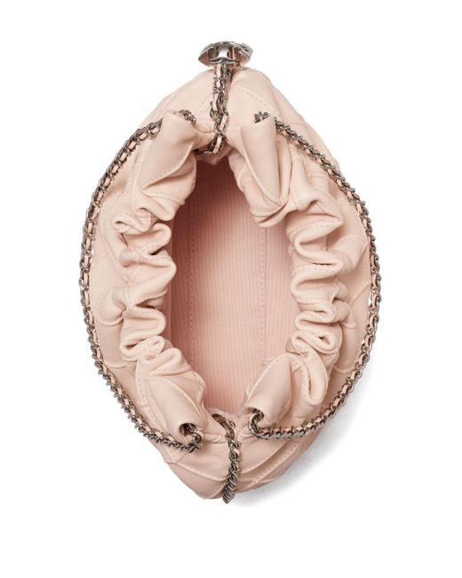 Tory Burch Pink Fleming Mini Leder Hobo -Tasche