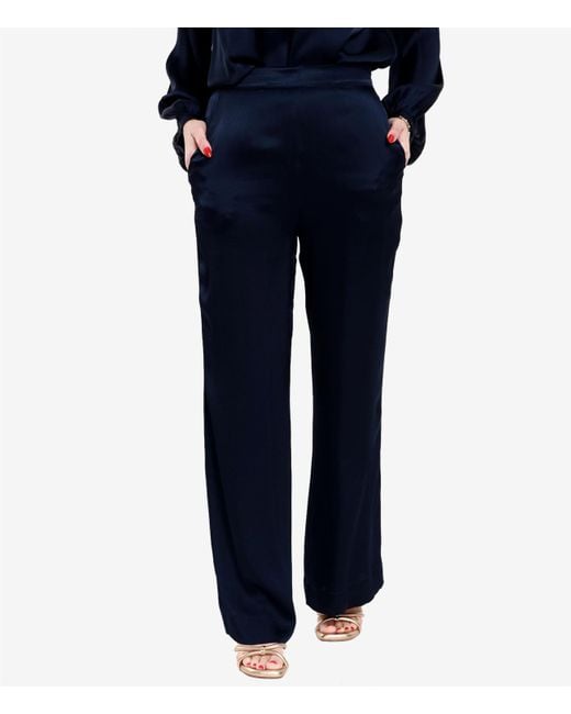 Semicouture Blue Trousers