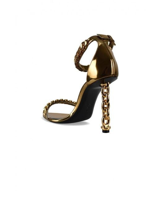 Tom Ford Metallic Sandalen