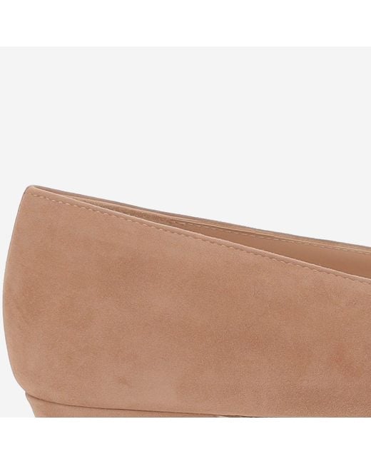 Gianvito Rossi Brown Ballerinas