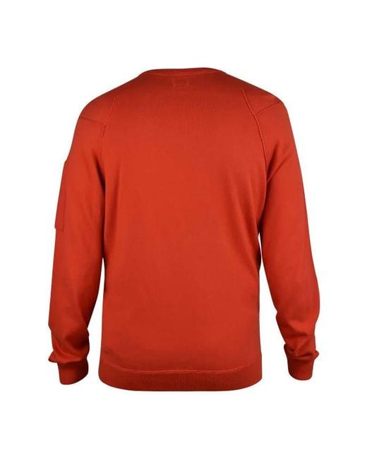 C P Company Red Sweater