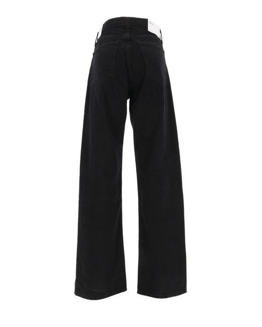 Agolde Black Luna Pieced Jean H/R Crv Taper