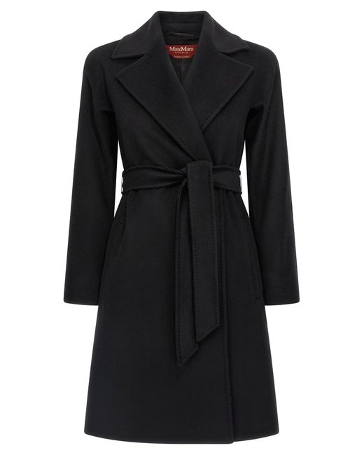 Max Mara 'dravenna' Jas in het Black