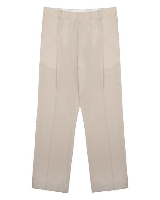 BE ABLE White Essential Mini Trousers For Ss26 for men